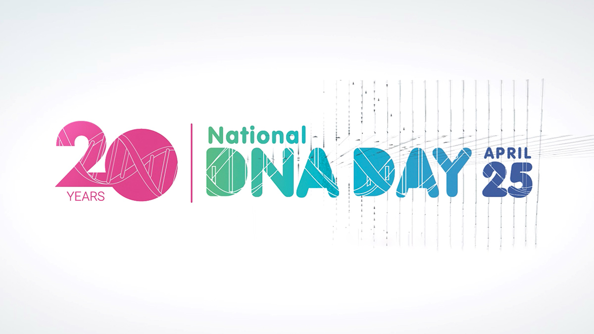 DNA Day 20th Anniversary log