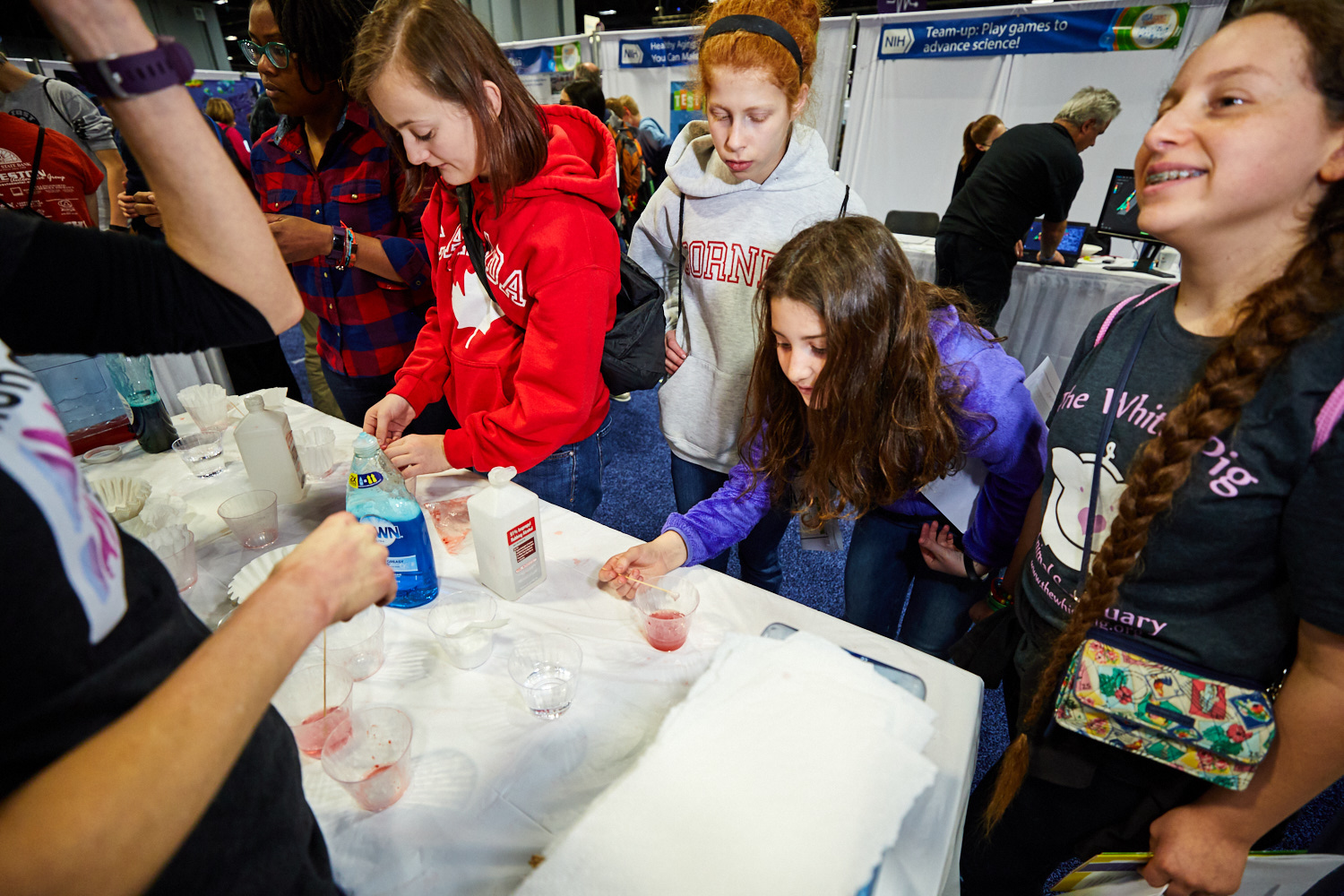 Children participating in the USA Science and Engineering Festival