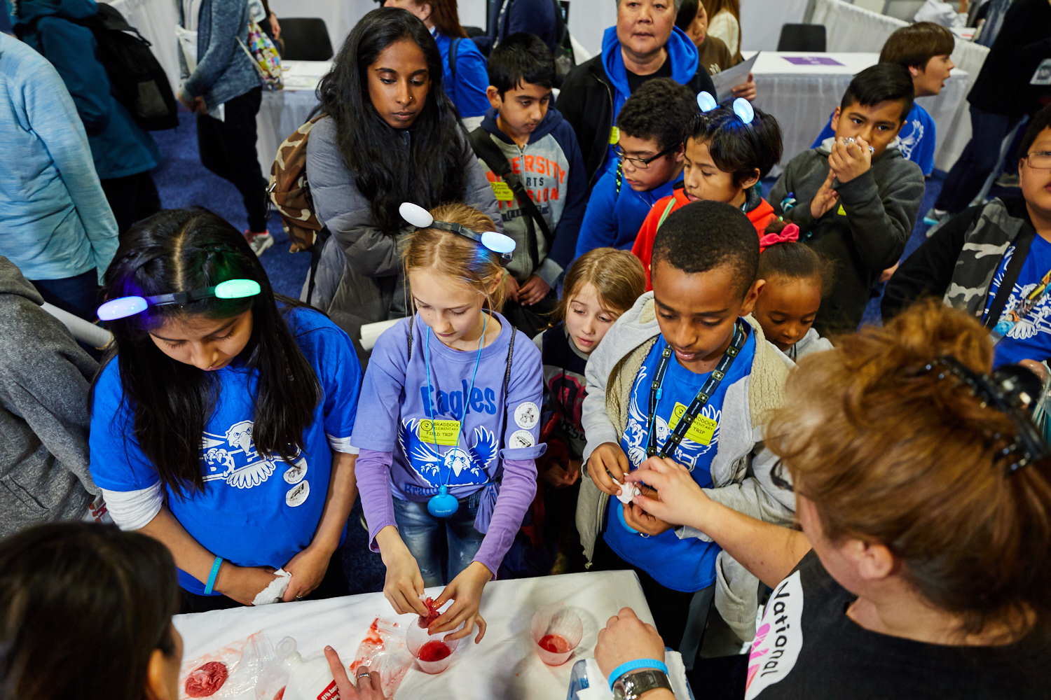 Children participate in the 2018 USA Science and Engineering Festival