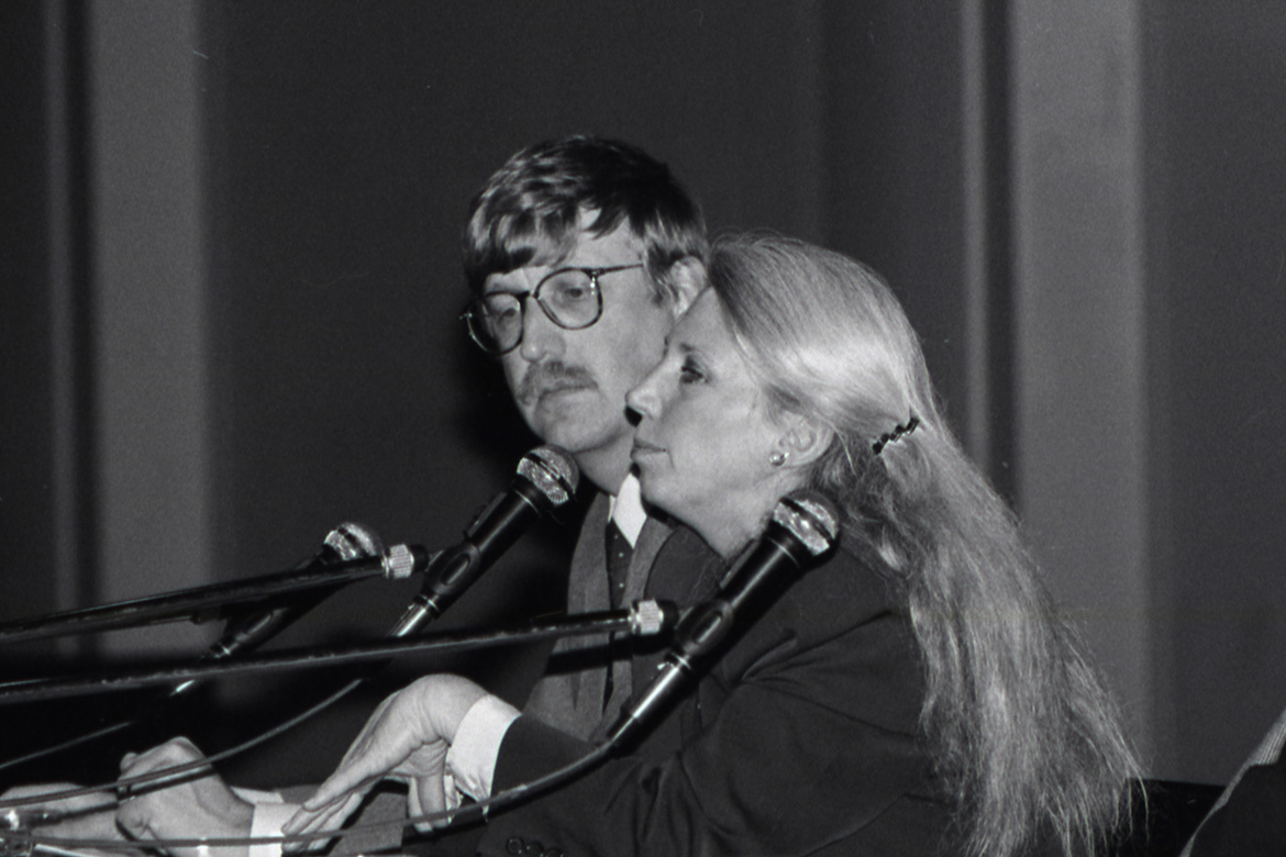 Francis Collins and Nancy Wexler circa 1991.