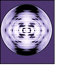 Image of X-ray diffraction pattern of DNA