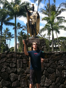 Photo in Hawaii of Keolu Fox