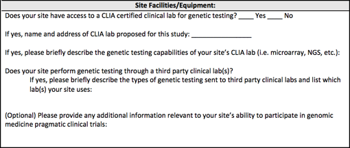 Site Facilities