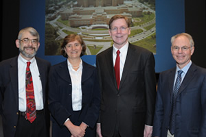 From left, Dan Kastner, Christine Seidman, Marston Linehan and Charles Sawyers