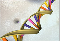 Illustration of DNA double helix