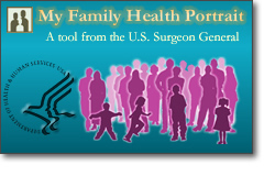 My Family Health Portrait Website image