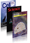 Covers of Science, Nature and Cell