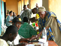 Clinical research participants in Mali. Photo: Charles Rotimi