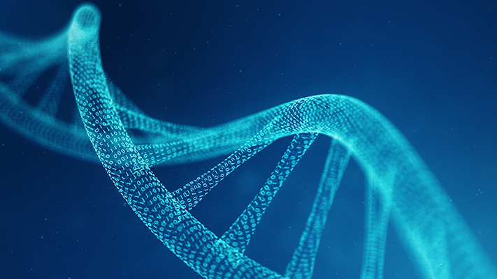 DNA with binary numbers