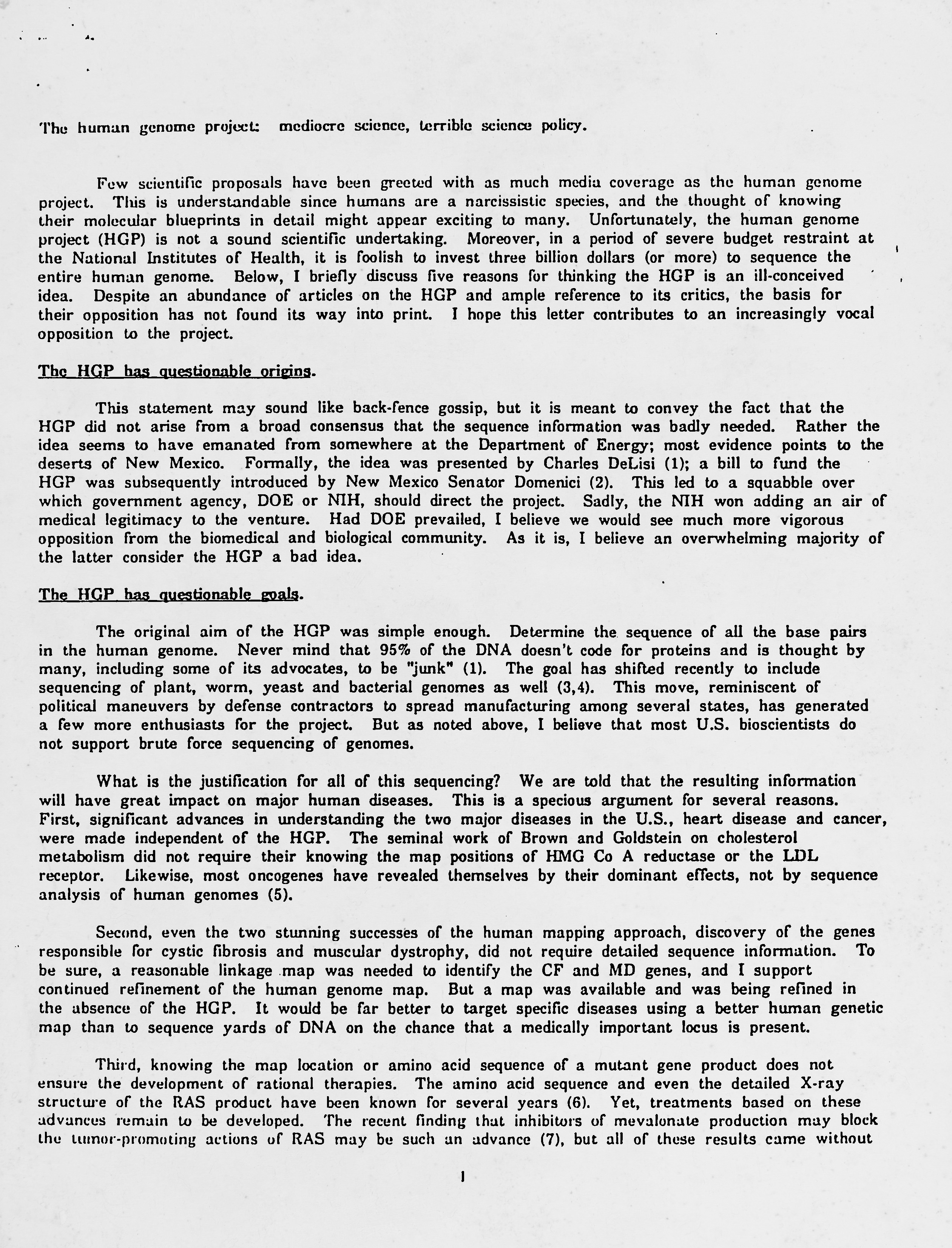 Anti-HGP Letter from Martin Rechsteiner