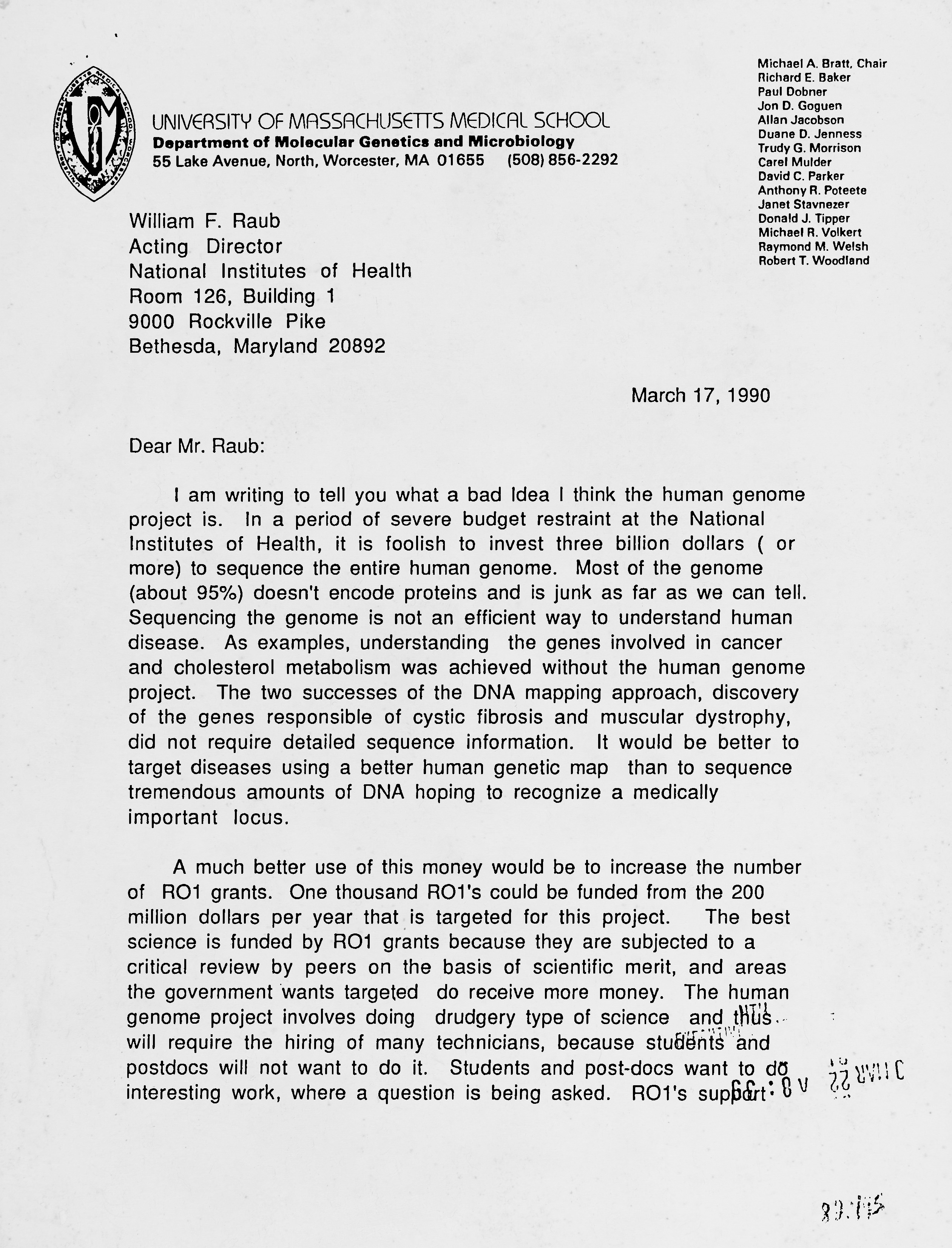 Anti-HGP Letter from Janet Stavnezer