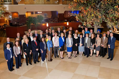 Group photo of leaders who attended the two-day Genomic Medicine 8 meeting.