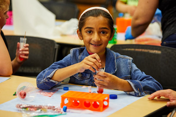 Girl in classroom