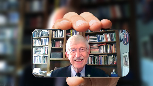 Francis Collins' selfie