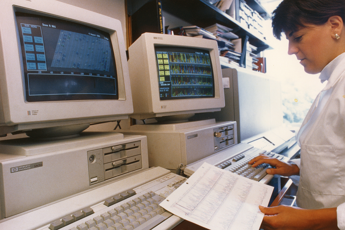 Computers were essential to analyze DNA sequencing data produced by HGP scientists.