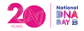 DNA Day 20th Anniversary Logo