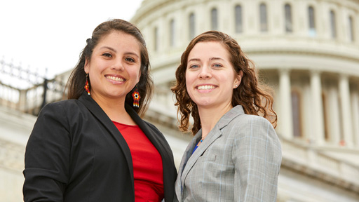 Teresa Ramierz and Crista Wagner, Education and Policy Interns on Capitol Hill