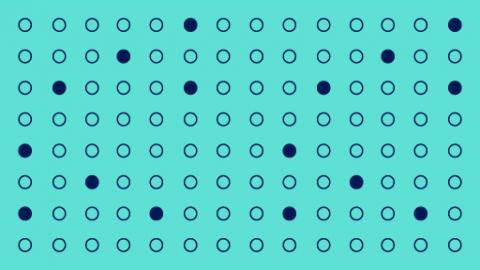 Teal dots