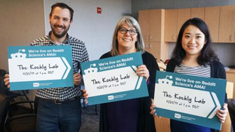Researchers of the Koehly lab answering Reddit questions